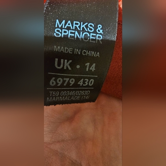 Mark and Spencer Marmalade Sheath Dress UK 14 / US size 10 - Picture 6 of 8